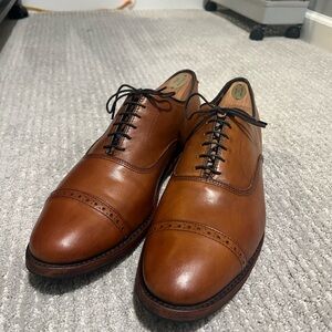 Allen Edmonds x Brooks Brothers Fifth Avenue Cap Tor Oxford Walnut Calf Size 11D
